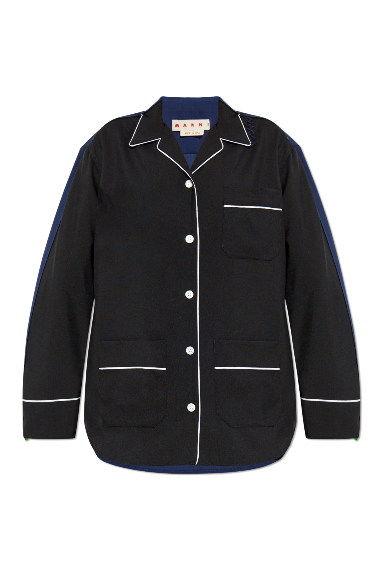 トップス MARNI Wool shirts MARNI Embroidered wool shirt | THE OUTNET